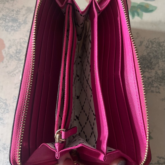 Kate Spade Wallet-Pink- 8” length 4” Height - Picture 4 of 9